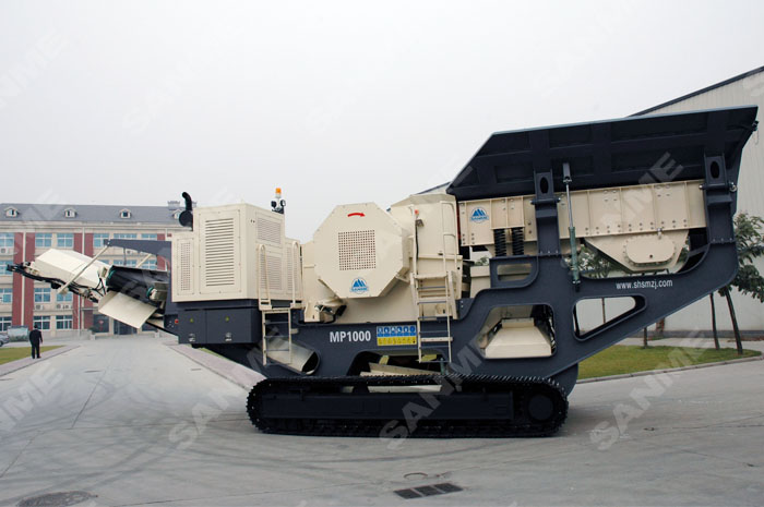 益达注册MP-J系列履带移动颚式破碎站