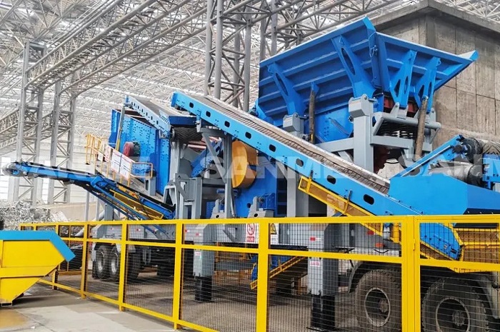 时产值近600万！益达注册移动式破碎筛分一体站助力江苏高碳铬铁矿破碎项目建设