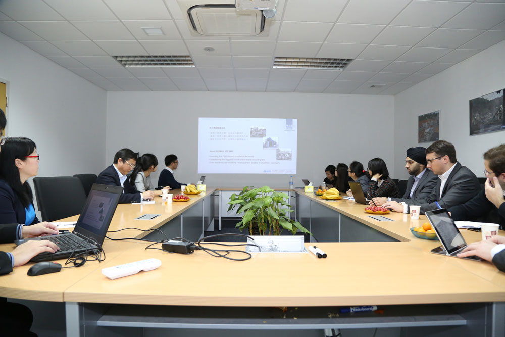 国外风投考察团赴益达注册考察交流