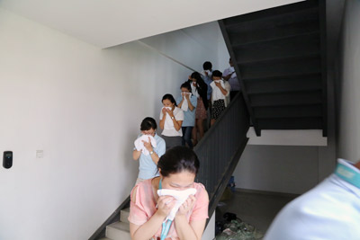 益达注册举办2015年度消防演习