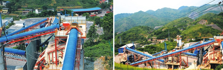 益达注册客户建渝黔地区代表性环保砂石骨料生产基地