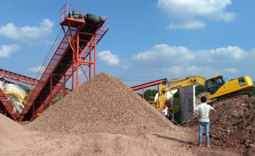 益达注册股份建筑垃圾处理设备为中天集团在浙江金华将建筑垃圾“变废为宝”做贡献