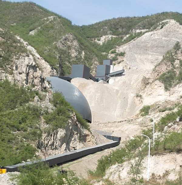 益达注册股份设计并供货的山西石灰石骨料项目实际产量超过设计产量