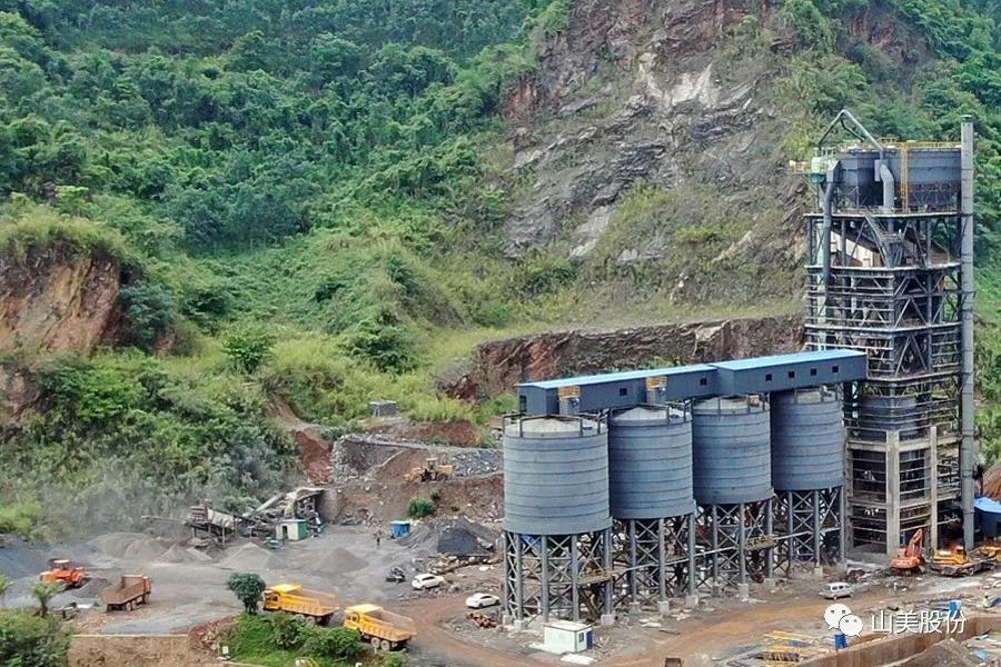 益达注册股份华新水泥（景洪）石灰石骨料生产线及精品制砂楼EPC项目调试成功