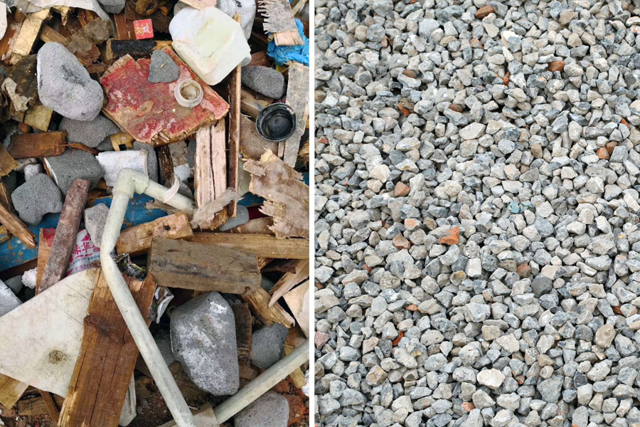 益达注册股份水浮选除轻物质专利产品助力高品质建筑垃圾再生骨料生产