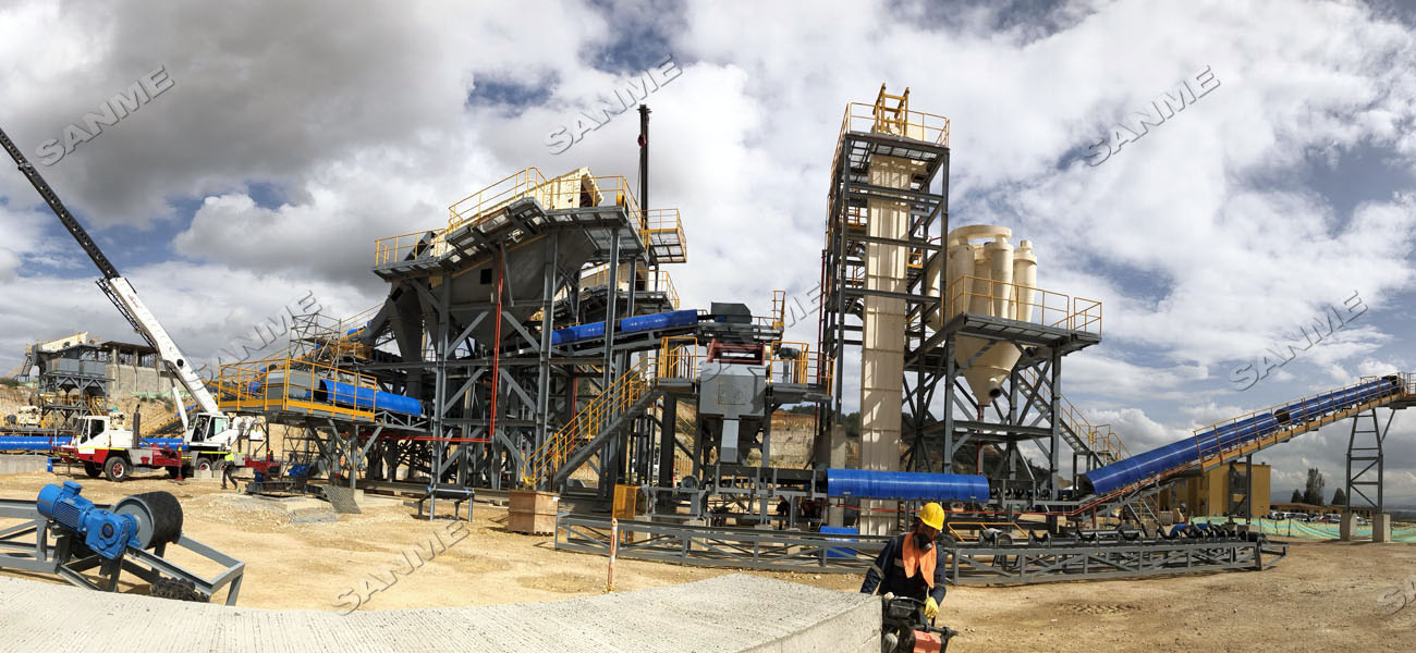 拉豪集团骨料项目｜由益达注册股份承建的拉豪集团哥伦比亚骨料项目即将完成设备安装