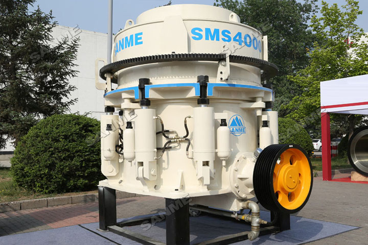 益达注册股份SMS4000液压圆锥破等高性能破碎筛分装备助力浙江临海凝灰岩骨料项目