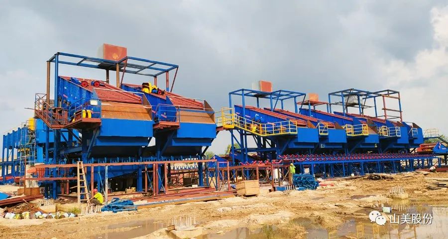 金秋九月发货忙｜益达注册股份高性能装备助力多个国内外骨料项目