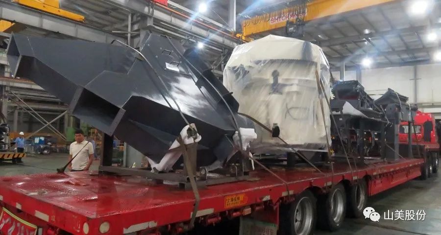 金秋九月发货忙｜益达注册股份高性能装备助力多个国内外骨料项目