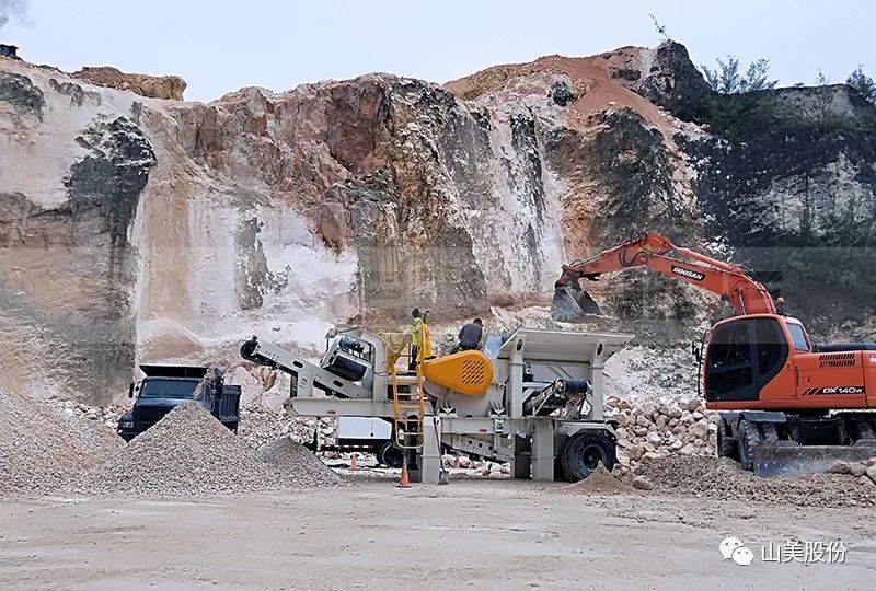 益达注册股份轮胎移动式破碎筛分装备助力东非骨料项目