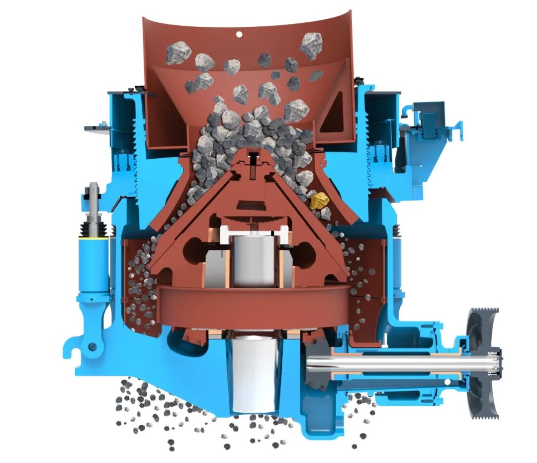 硬岩克星｜益达注册欧星系列E-SMS圆锥破碎机无惧硬岩挑战