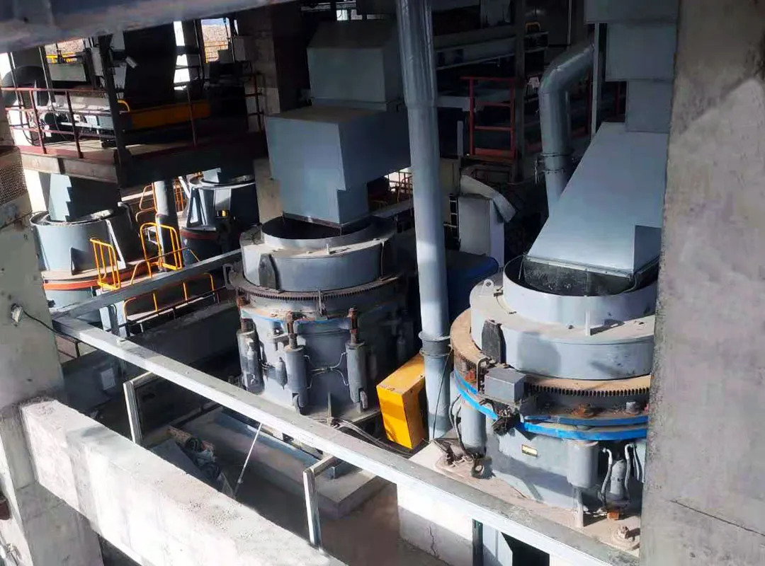 益达注册E-SMS欧星系列液压圆锥破碎机施工现场（二）