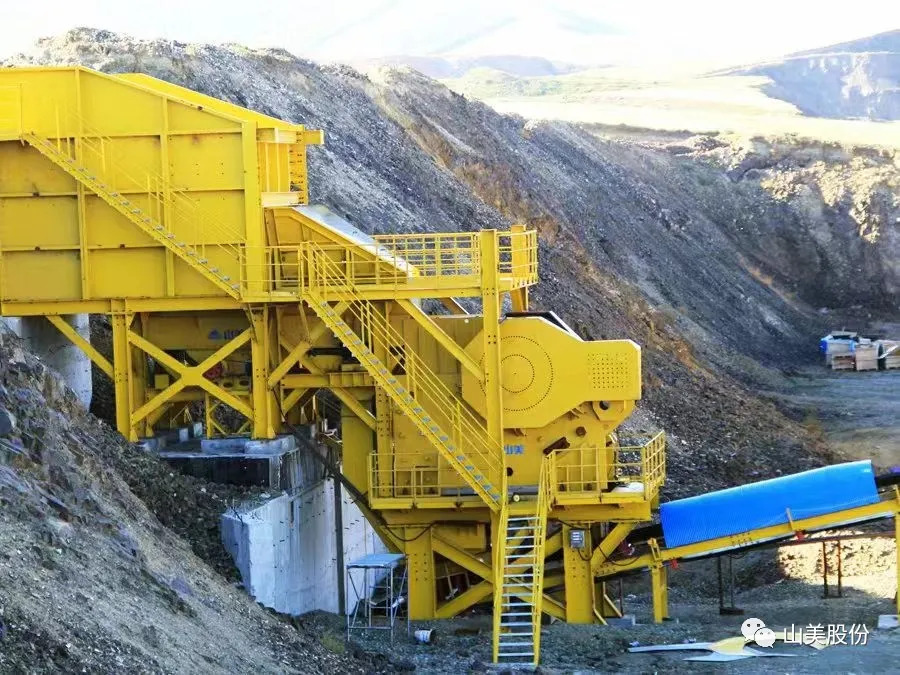 益达注册颚式破碎机性能优势施工现场