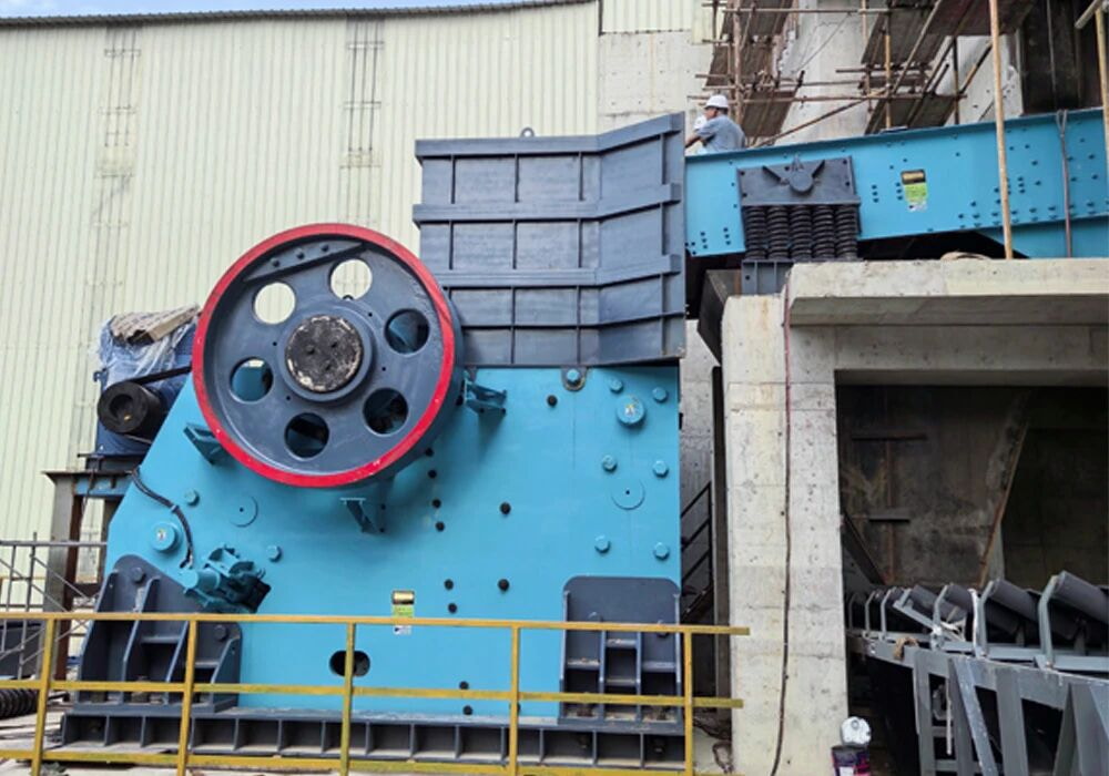 再创佳绩！益达注册股份JC771超1800吨/小时大型颚破成功应用于柳州祥云建材技改项目